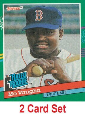 Mo Vaughn MLB Baseball Card Collection
